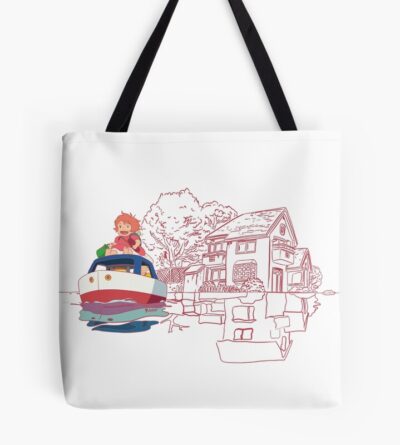 Ponyo Illustration Ponyo Tote Bag