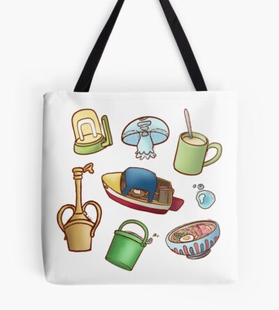 Ponyo Object Tote Bag