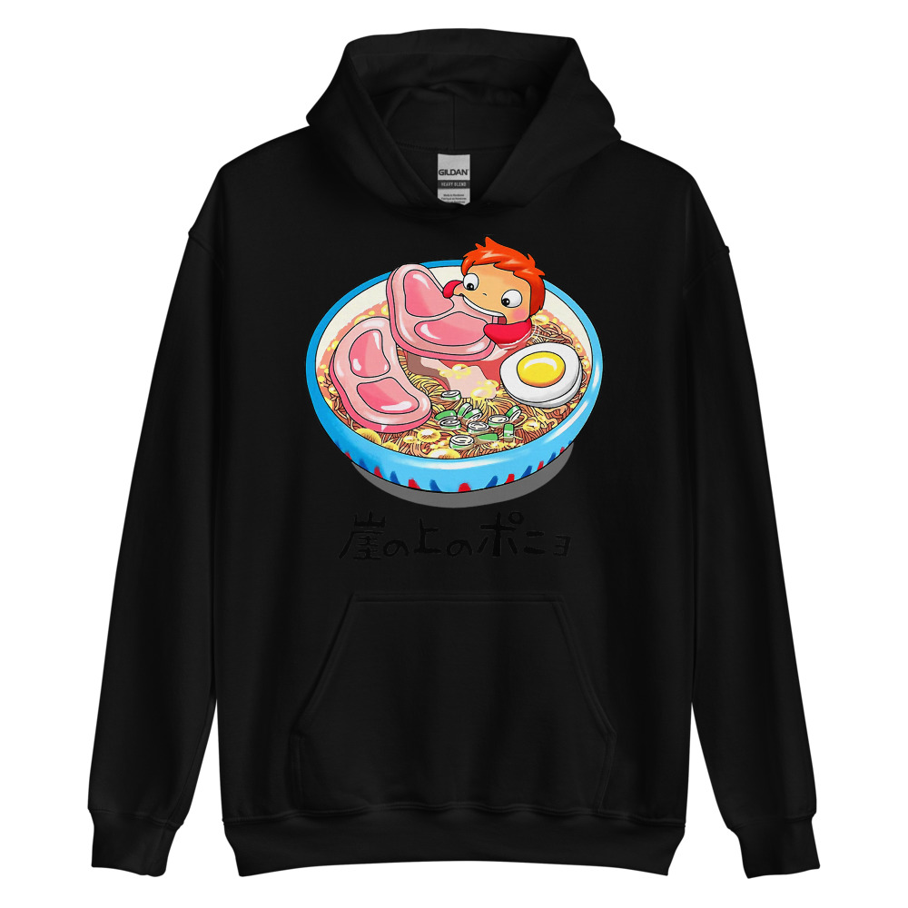 Ghibli Ponyo Loves Ham Hoodie - Image 5