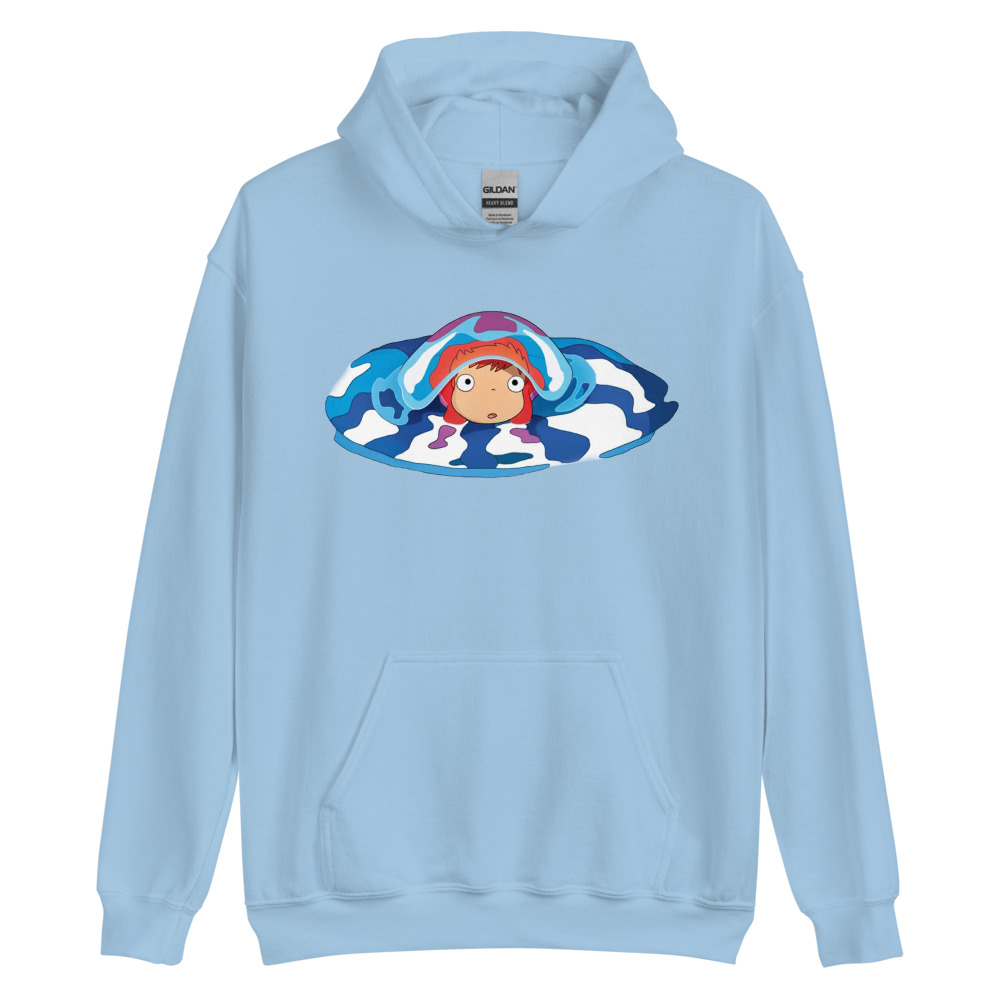 Ponyo On The Cliff By The Sea Hoodie - Image 7