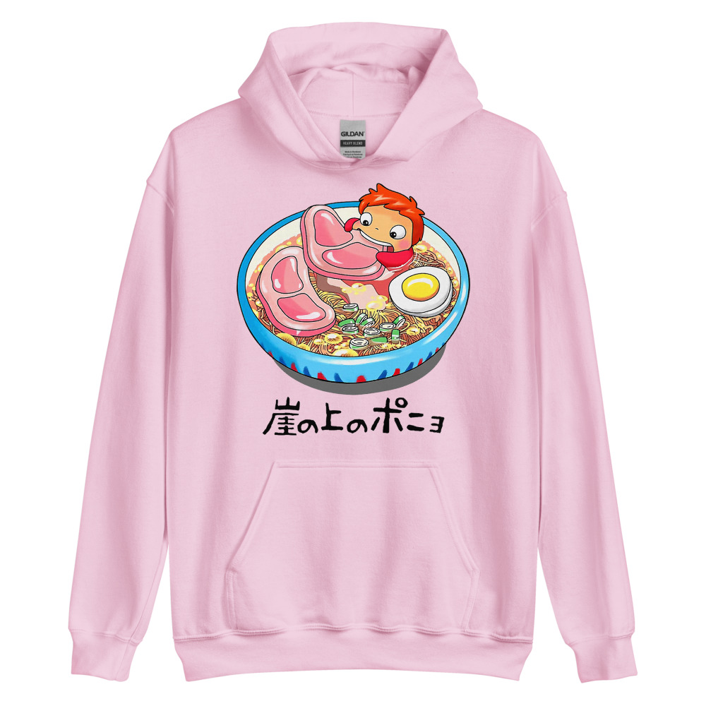 Ghibli Ponyo Loves Ham Hoodie - Image 7