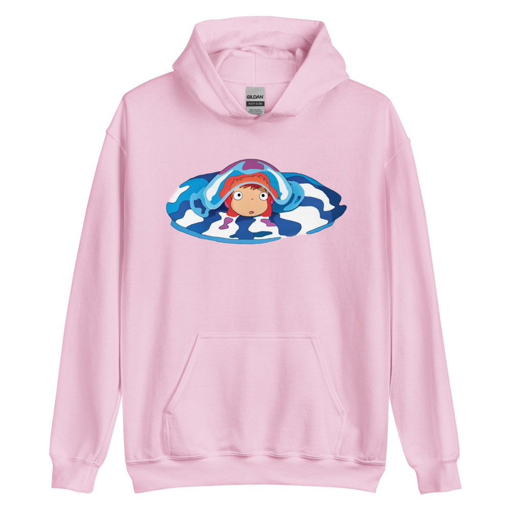 Ponyo On The Cliff By The Sea Hoodie - Image 8