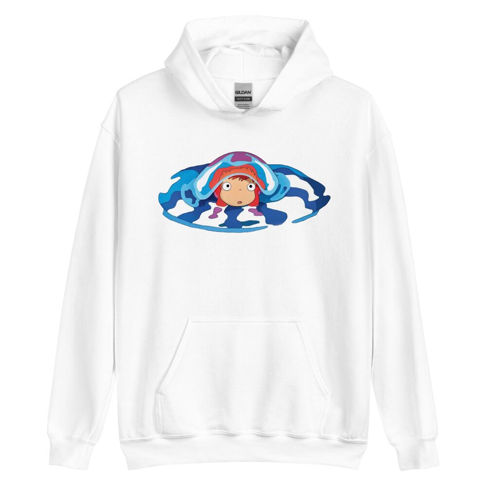 Ponyo On The Cliff By The Sea Hoodie