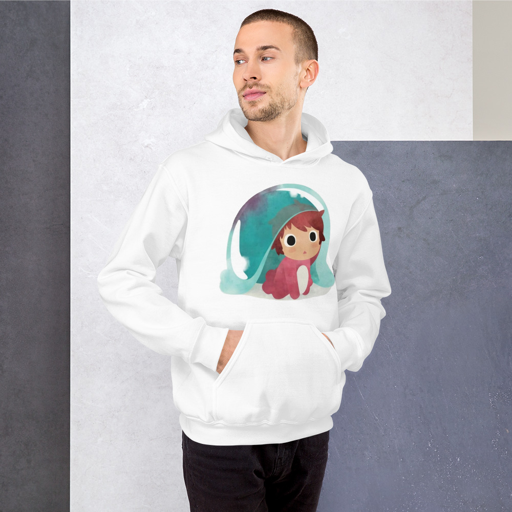Ponyo First Trip Water Color Hoodie - Image 2
