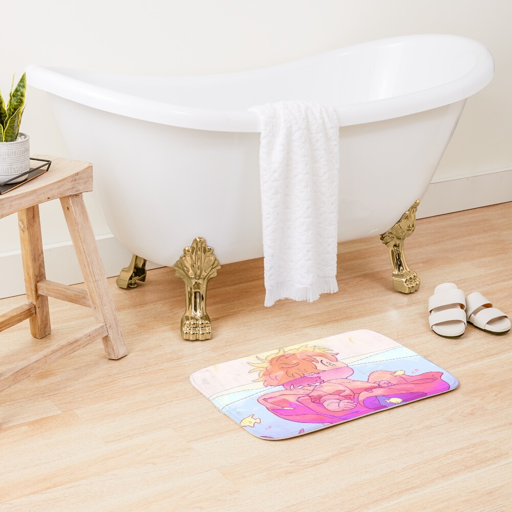 Cute And Love Bath Mat - Image 2