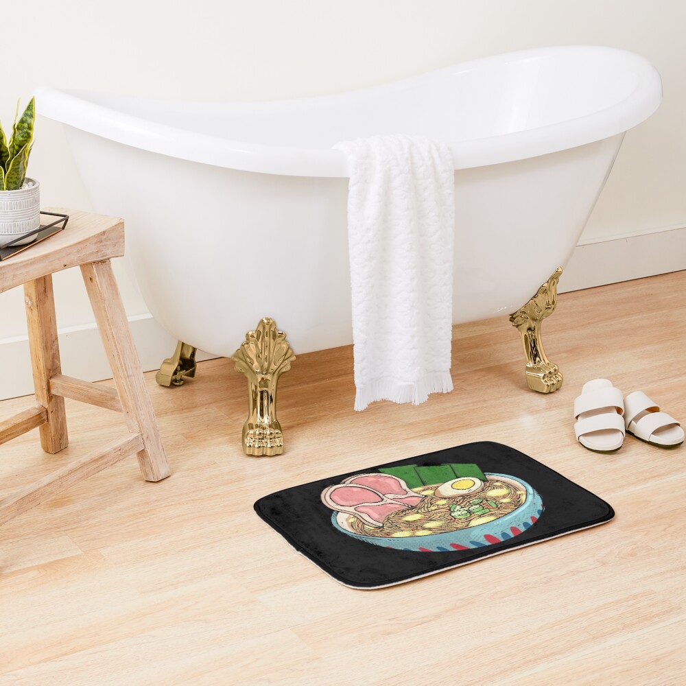 Ponyo Ramen Sticker Bath Mat - Image 2