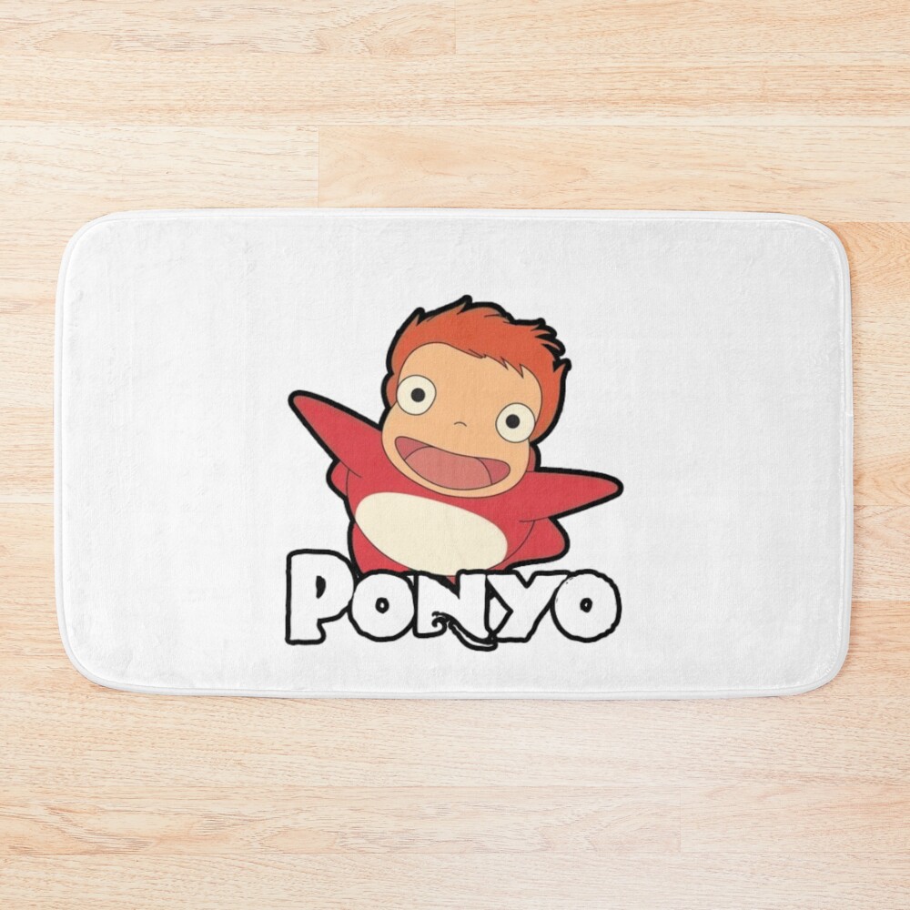 Ponyo Smile Bath Mat