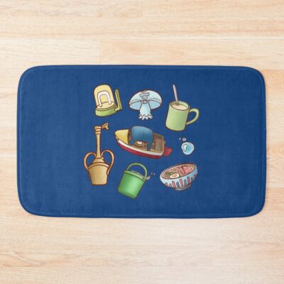 Ponyo Object Bath Mat