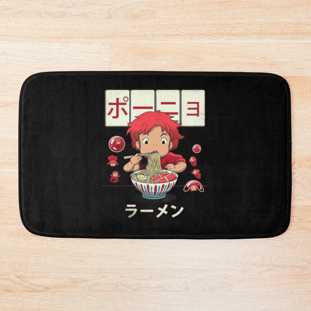 Ponyo Ramen Bath Mat