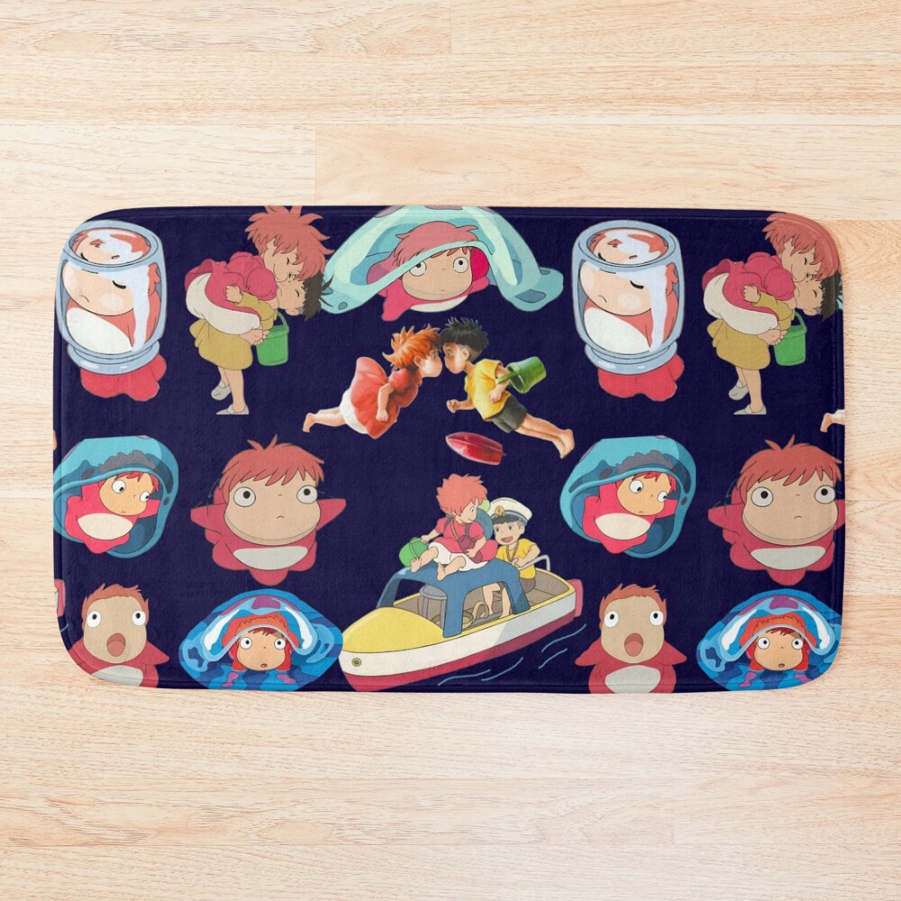 Many Ponyo Bath Mat