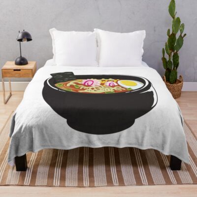 Ponyo Ramen Classic Ramen Hot Throw Blanket