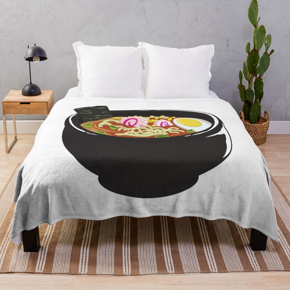 Ponyo Ramen Classic Ramen Hot Throw Blanket
