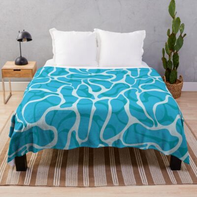 Ponyo Anime Water Throw Blanket