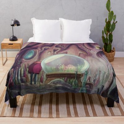 Ponyo S Home Throw Blanket