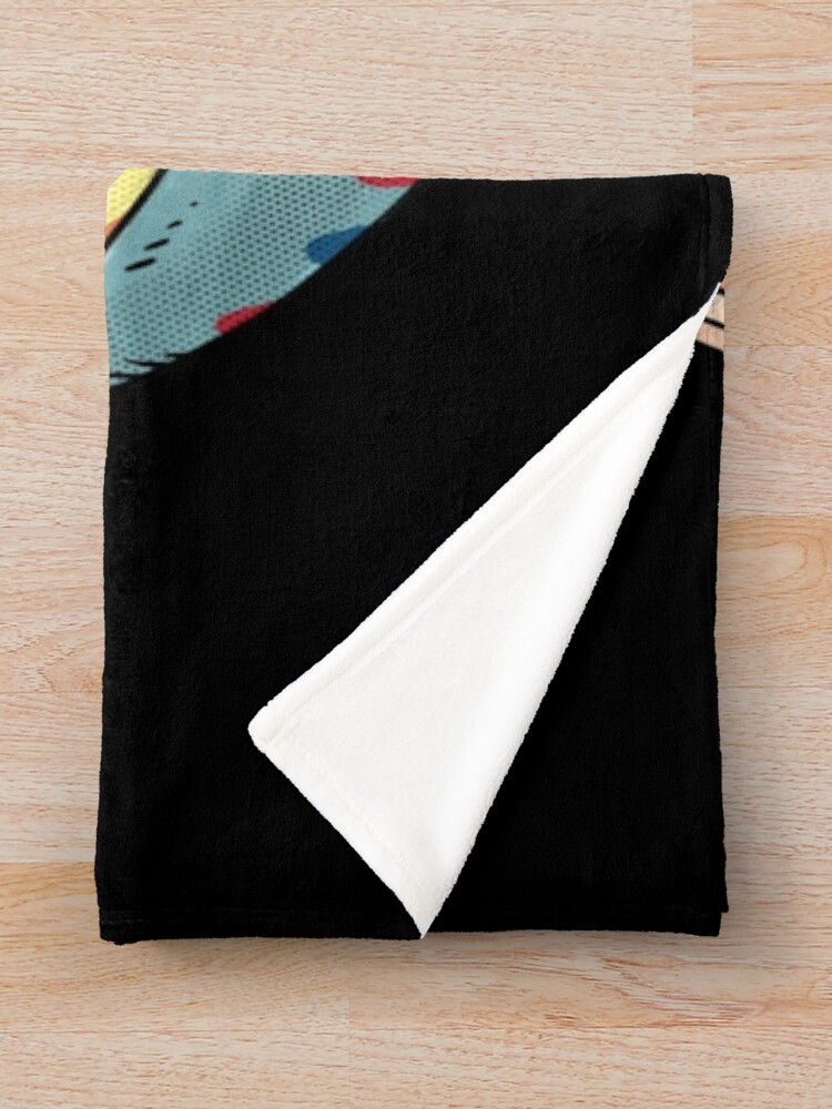 Ponyo Ramen Sticker Throw Blanket - Image 2