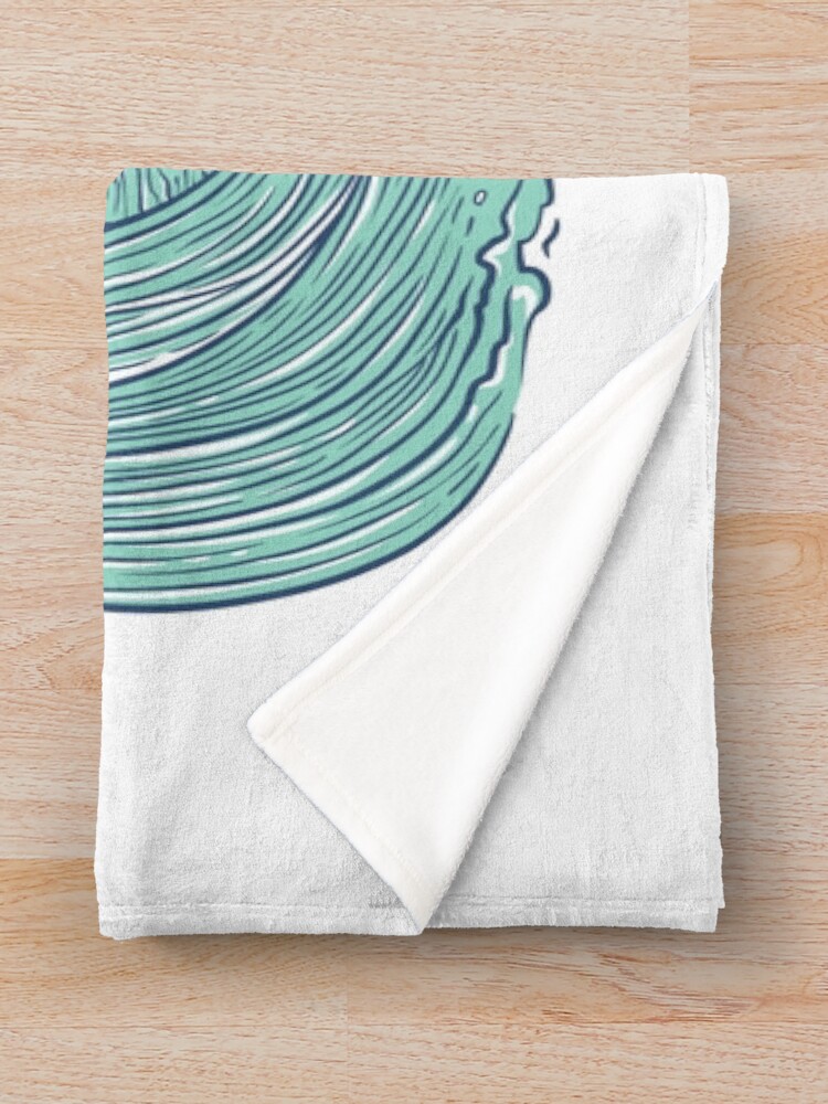 Ponyo Waves Throw Blanket - Image 2