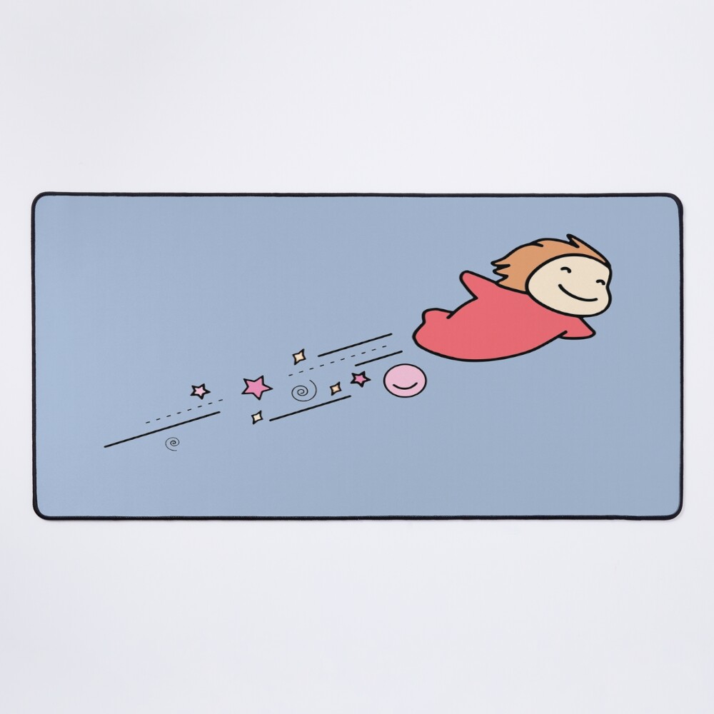 Ponyo Swimming Mouse Pad