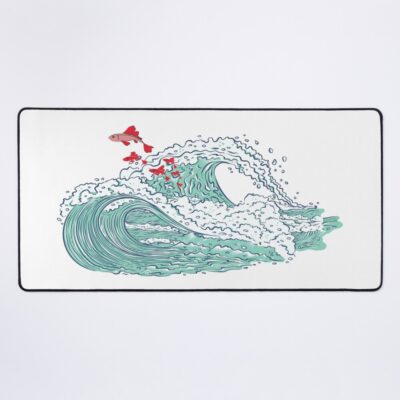 Ponyo Waves Mouse Pad