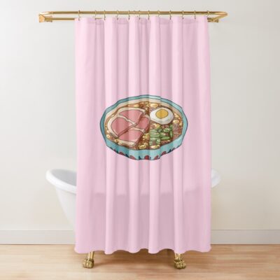 Ponyo Ramen Yummy Shower Curtain
