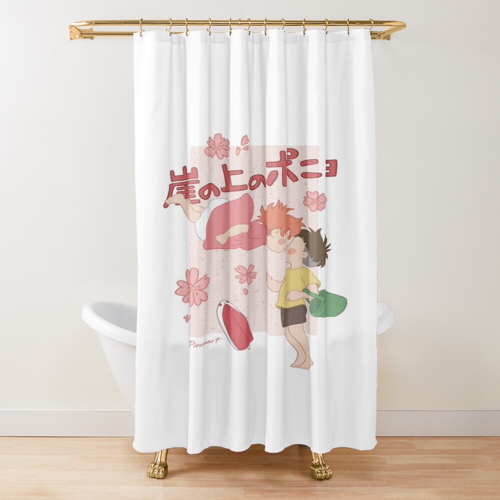 Ponyo Cutee Shower Curtain