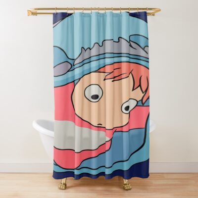 Ponyo S Escape Shower Curtain