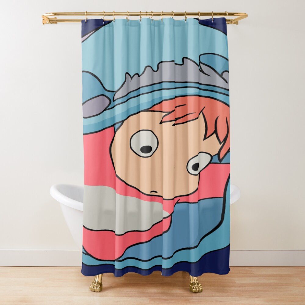 Ponyo S Escape Shower Curtain