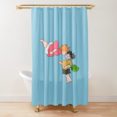First Love Kiss Shower Curtain