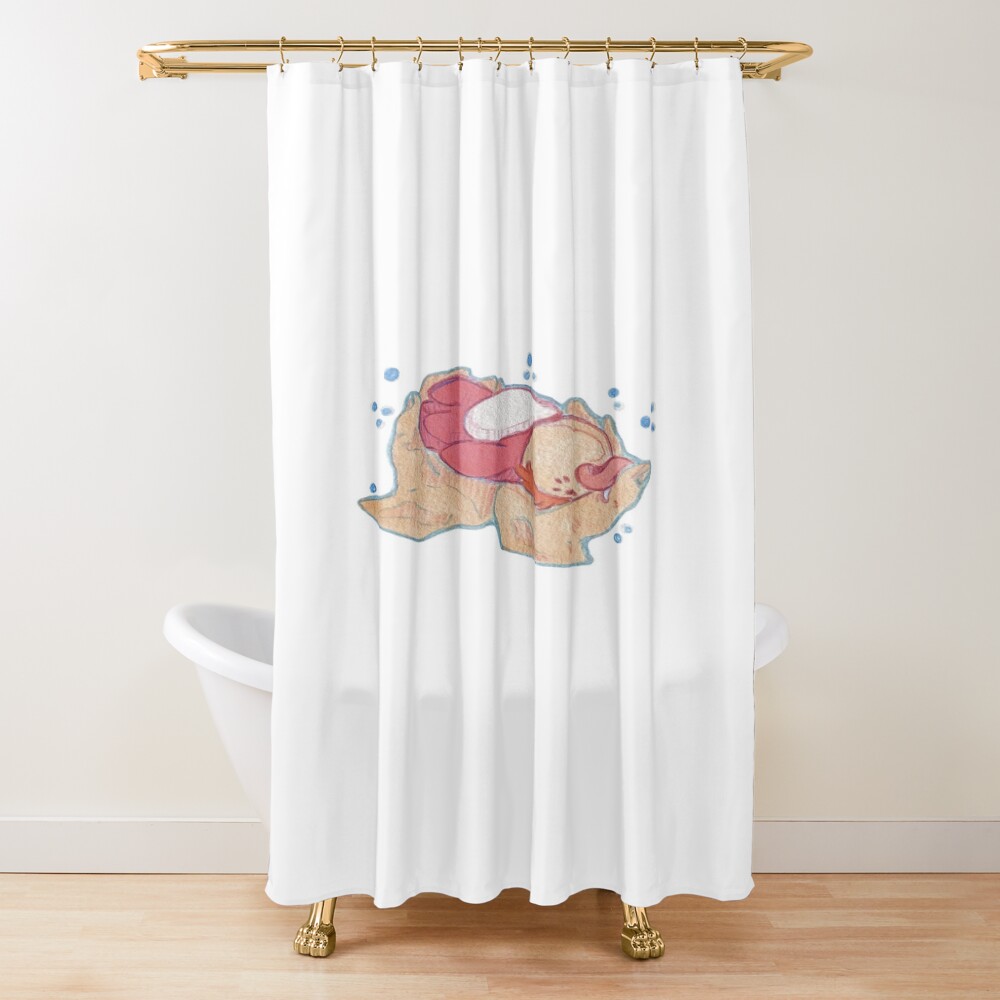 Little Ponyo Under The Sea Shower Curtain