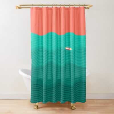 Ponyo Inspired Shower Curtain