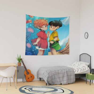 Ponyo Happiness Tapestry