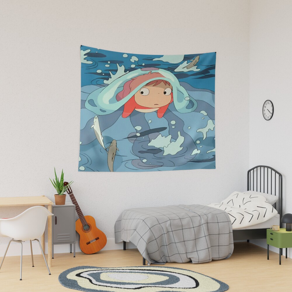 Ponyo Cuteee Tapestry