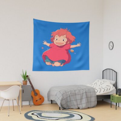 Ponyo Cute Tapestry