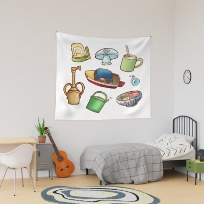 Ponyo Object Tapestry