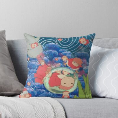 Ponyo New Design Throw Pillow