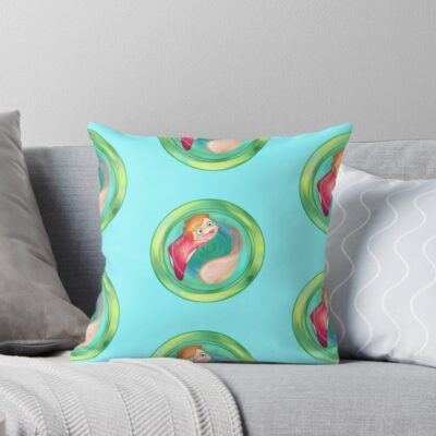 Ponyo Chibi Throw Pillow